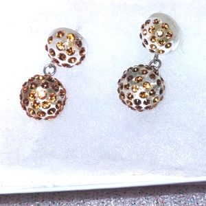 Gold Disco Ball Earrings